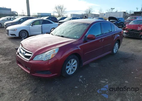 2011 Subaru Legacy 2.5I Premium z USA, uszkodzony, nr VIN 4S3BMBG63B3261305
